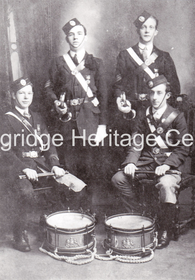 527 - Church Lads Brigade - Group of four musicians - Unknown